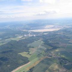 Flugwegposition um 14:01:15: Aufgenommen in der Nähe von Görlitz, Deutschland in 1771 Meter